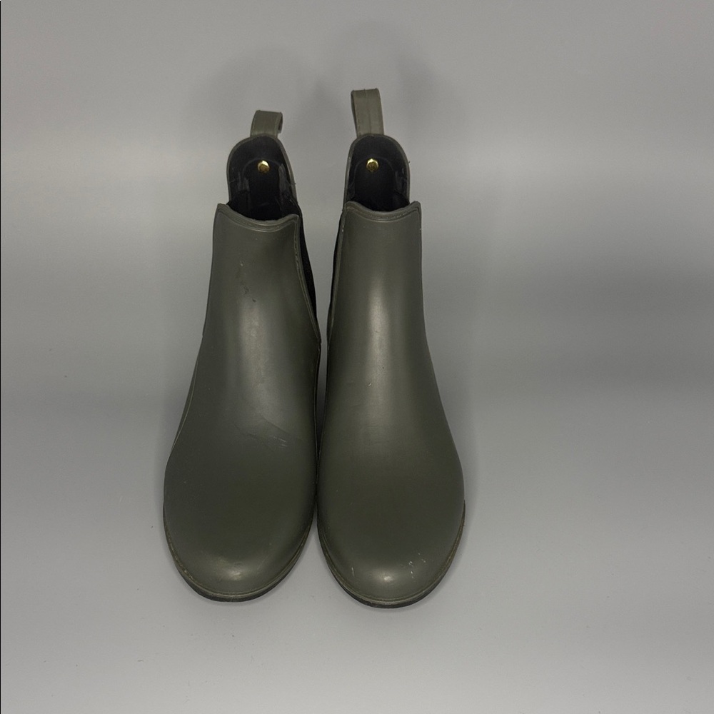 Sam Edelman Tinsley Chelsea Rain Boots Matte Moss Green Size 8 - Picture 6 of 8